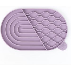 Cmws-&reg; Zenpad Tapis &Agrave; L&eacute;cher | Tapis De L&eacute;chage Chat | Tapis Anti-Glouton Chat | Tapis De Fouille En Silicone Chat | Tapis &Agrave; L&eacute;cher En Silicone De Qualit&eacute; Alimentaire | Ros&eacute; - Neuf