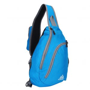 AONIJIE Sac a bandouliere simple en nylon impermeable pour sports de plein air (bleu) - Neuf
