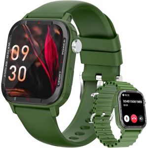 Montre Intelligente Pour Homme Et Femme - Écran Tactile Hd 1,85"" - Avec Fonction Téléphone - Étanche Ip68 - Avec Moniteur De Fréquence Cardiaque - Spo2 - Moniteur De Sommeil - Podomètre - 123 Modes D - Neuf