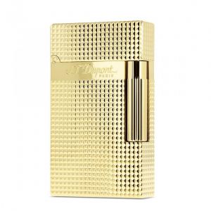 Briquet Ligne 2 St Dupont Pointe De Diamant Finition Or - Neuf