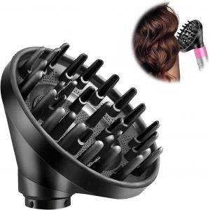 KALANKA-Diffuseur Cheveux Bouclés Diffuseur Seche Cheveux Universel Diffuseur Universel Seche Cheveux pour les Cheveux Ondulés et Bouclés - Neuf