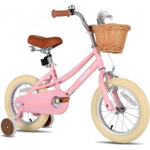 Asfasfq-12/14/16/18/20 Pouces Vélo Pour Filles De 2 À 9 Ans, Vélo Pour Filles 12/14/16/18 Pouces Avec Panier Et Stabilisateurs, 20 Pouces Avec Béquille - Neuf