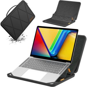 Ms50 Housse De Protection En Eva Rigide Avec Support Compatible Pour 14 Pouce Asus Vivobook 14X Oled/14 X1407, Pour Vivobook S 14 Flip Oled/Vivobook 14/S14 Copilot+Pc, Pour Zenbook 14 Ux3402 - Neuf