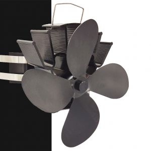 Hjlian Ventilateur De Poele A 4 Pales Alimente Par La Chaleur Pour Cheminee A Buches De Bois - Neuf