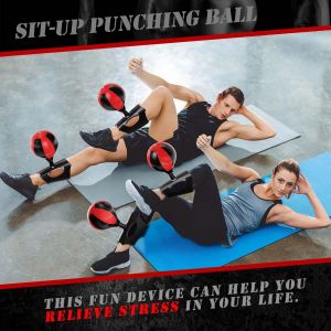 Sit Up Punching Ball, Crunch Training Boxe Ball, Appareil D'entra&icirc;nement Des Abdominaux Et Des Bras Solide Pour Votre Maison, Obtenez Un Appareil D'entra&icirc;nement Des Abdominaux Directement Chez Vous - Neuf