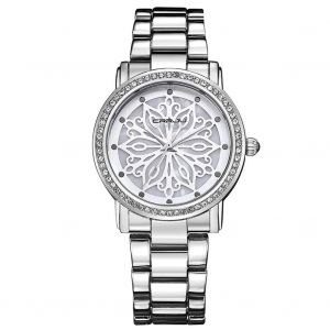 Femmes &Agrave; La Mode Simple Quartz Watch Montre-Bracelet (Argent) - Neuf