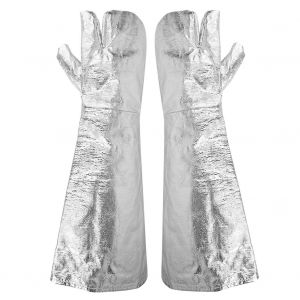 Gants de securite en aluminium resistants a la chaleur et aux hautes temperatures (500 ¡ãC) pour le soudage - Neuf