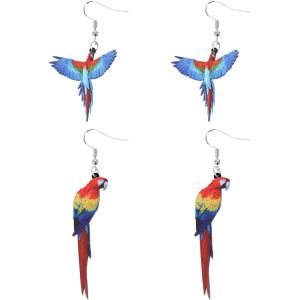 Kal-Bijoux Oiseaux Boucles D'oreilles Bijoux Pour Femmes Boucles D'oreilles Cerceau Boucles D'oreilles Gothiques Pour Femmes Colibri Oiseau Boucles D'oreilles Fantaisie Pour Femmes Colombe - Neuf