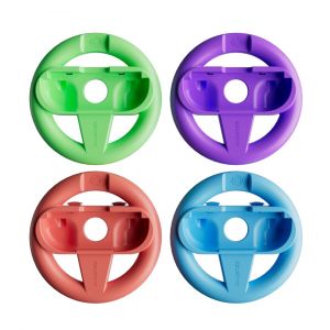 Oniverse Pack de 4 supports manette volants de course - Orange/Bleu/Vert/Violet (Switch 2) - Neuf