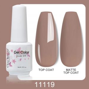Clou Beaute Vernis &Agrave; Ongles Gel Automne Hiver Couleur Rouge Fonc&eacute; Vernis Semi Permanent Hybride Ongles Gel Uv Led Nail Art Base Couche De Finition.11119. - Neuf