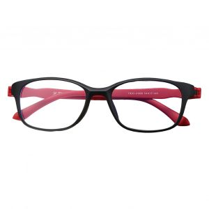 Lunettes Anti-Lumière Bleue Unisexe Rétro Petit Cadre Vue Claire Charnière Forte Protection Des Yeux Lunettes Claires Lumière Bleue Lunettes Utilisation De Bureau Lunettes-Rouge - Neuf
