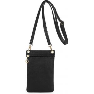 KALANKA-Sac à main, sac à bandoulière souple en cuir PU pour téléphone portable, pour femmes, peut être détaché, bandoulière et ceinture, pour faire du shopping, sortir, se promener - Neuf