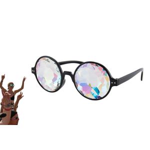 Lunettes De Soleil Kal&eacute;idoscopiques Pour Festivals Et &Eacute;v&eacute;nements - Lunettes De Soleil &Agrave; Prisme Arc-En-Ciel - Neuf