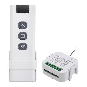 Tuya Smart Life WiFi 433Mhz Interrupteur de rideau aveugle avec télécommande RF pour le contrôle du volet roulant électrique - Neuf