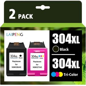 304Xl 304 Xl Cartouche D'Encre Remanufacturées Pour Hp Envy 5000 5010 5030 5032 Deskjet 2600 2620 2622 2630 2633 3720 3730 3733 3750 3760 3762 5010 5020 Imprimante Multipack (Bk/Cmy) - Neuf
