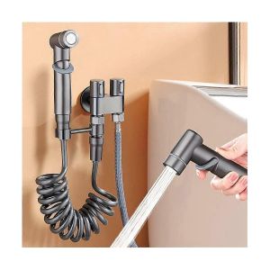 Robinet de salle de bain &agrave; double commande 1 entr&eacute;e 2 sorties,mini robinet multifonction,mini kit de robinet de douche &agrave; pression f - Neuf