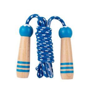 Corde &Agrave; Sauter R&eacute;glable Sans Enchev&ecirc;trement Pour Enfants Avec Poign&eacute;es En Bois De Dessin Anim&eacute; - L&eacute;g&egrave;re Et Amusante Pour Un Jeu Actif ! - Neuf