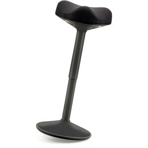 Ulteronixshop-Tabouret Ergonomique &agrave; Bascule, Am&eacute;liore la Posture, Base bomb&eacute;e antid&eacute;rapante, Assise Confort matelass&eacute;e Forme Selle, Hauteur r&eacute;glable, Poste Assis-Debout, Travail Bureau, Maison, Dess - Neuf