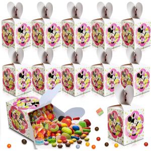 24pcs Boîtes,Fête Sac-Cadeau, Boîtes De Fête D'anniversaire, Sac En Papier, Papier Cadeau Pour Thème Décorations Sac Cadeau De Fête Anniversaire - Neuf