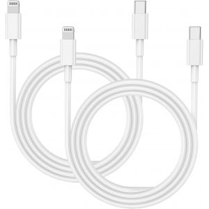 Lot De 2 Câbles Usb C Vers Lightning 3 M,Câble De Charge Iphone Certifié Apple Mfi Usb C Charge Rapide Pour Iphone 14/14pro/14pro Max/13/13 Mini/13 Pro/13pro Max/12/12 Mini/12pro/12 Pro Max/11 - Neuf