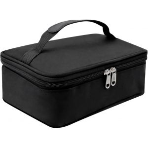 Ulteronixshop-Zatixbu Sac Isotherme Repas 4L, Portable Sac Lunch Bag avec Poign&eacute;e, Facile &agrave; Nettoyer pour Pique-Nique Travail Bureau, Noir - Neuf