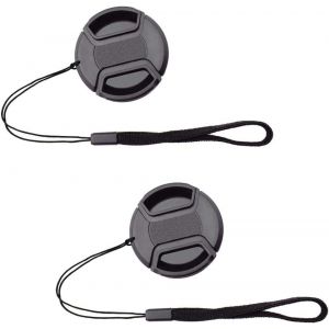 62mm Capuchon Bouchon D'Objectif Cache pour NIKKOR Z DX 50-250mm F/4.5-6.3 VR Objectif pour Nikon Z50 Z 50 Appareils Photo avec dragonne-Lot de 2 - Neuf