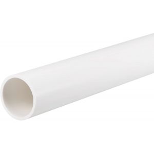 Kalanka-Tuyau Rigide En Pvc Rond Tube Pvc 28mm Diam&egrave;tre Interne 32mm Diam&egrave;tre Externe 0.35m Blanc Haut Impact Pour Eau Tube Artisanats - Neuf
