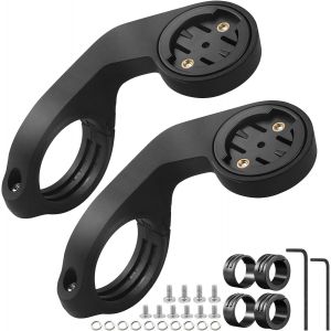 Vornixorsarlshop-Lot De 2 Support V&eacute;lo Guidon Compatible Avec Garmin Edge 530 540 520 510 500 200 130 25 20 840 830 820 810 800 1000 1030 1040 Plus Explore 2 Support Velo Potence Avant Vtt Pour Compt - Neuf