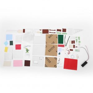 Decoration de Noel DIY, modele d'assemblage fait maison, jouets educatifs en bois, cadeau M-009FM-SD - Neuf