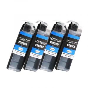 LC223 cartouche d'encre LC 223 LC223XL compatible pour imprimante Brother DCP-J562DW J4120DW MFC-J480DW J680DW J880DW J4620DW-4 pièce Noir - Neuf