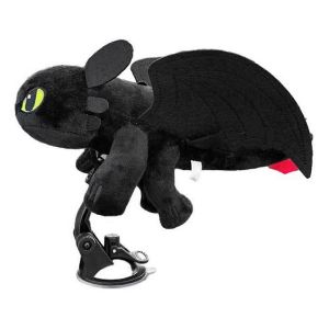 Comment dresser votre dragon édenté petit dragon volant poupée garniture pour voiture casque de moto support à ventouse 20CM A - Neuf
