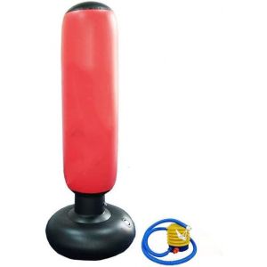 Tour De Frappe Gonflable De 160 Cm - Pour Entraînement De Boxe, Gym, Entraînement - Avec Pompe - Neuf