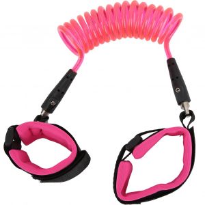 Laisse Anti-Perte Pour Enfants, Harnais De Securite Reglable, Rose, 1,5 M, Tete Rotative A 360¡Ã - Neuf