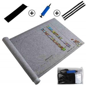 Tapis de rouleau de puzzle en feutre portable &iquest; Rangement de puzzle pour jusqu'&agrave; 1, tapis de puzzle - Neuf