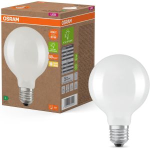 Kalanka-Led Superstar Classic Globe G 95 En Forme De Bouclassique En Verre D&eacute;poli, 3,8 W, 806 Lm,E27, Lumi&egrave;re Blanc Chaud De 2700 K, Eek A, Diam&egrave;tre 95 Mm. - Neuf