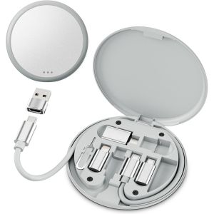 lbgwp60-Kit Adaptateur Charge Usb Boîte,Adaptateur Usb À Usbc,Câble 0.3M 100W,Type C Vers Usb3.0 Otg Ios Micro Multi Portable Travel Converter Etui Rangement Pour Iphone 16 15 Pro ,Galaxy S25 24 - Neuf