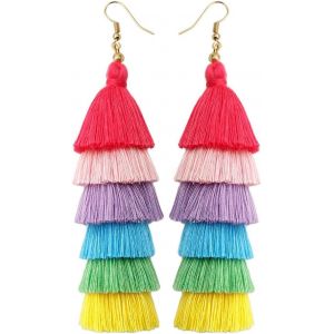 Kal-Boucles D'oreilles Arc-En-Ciel Lgbt Gay Lesbian Pride Boucles D'oreilles Unisexe Hommes Femmes Boucles D'oreilles Lesbian Gay Pride Accessory Cadeaux - Neuf