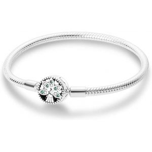 Trahoo-Bracelet Pour Femme En Argent Sterling 925 Avec Fermoir En Forme De C?ur Bracelet À Maillons Serpents Saint Valentin, Fête Des Mères, Anniversaire, Noël, Cadeau Pour Femme, Petite Amie Cmb051 - Neuf