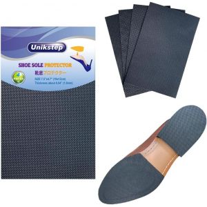 Kalanka-Unikstep 4 Pi&egrave;ces De Protections Pour Semelles De Chaussures, Coussinets Antid&eacute;rapants Pour Le Fond Et Le Talon Des Chaussures, Autocollant Antid&eacute;rapant Et Insonorisant (Noir) - Neuf