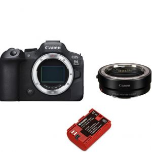 Canon EOS R6 II Bo&icirc;tier +Adaptateur pour monture EF-EOS R+Batterie Kingma 2400mAh (Canon LP-E6NH) - Neuf