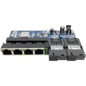 Convertisseur de Fibre Optique Convertisseur de Média SC Konverter Fibre Optik Convertisseur Optique Émetteur-Récepteur Optique Fibre Installation Facile Facile à Utiliser.[W1382] - Neuf