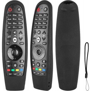LETNERNY-Coque Télécommande En Silicone Compatible Avec Lg Akb75855501 An-Mr20Ga An-Mr650A Akb75075301 An-Mr600 An-Mr650 An-Mr18Ba An-Mr19Ba Tv Télécommande Housse De Protection Antichoc Avec Un Cord - Neuf