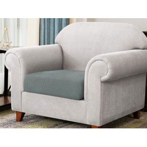 Lot De 4 Housses De Coussin De Canap&eacute; Extensibles Grises Pour Une Protection Et Un Style Optimaux - Neuf