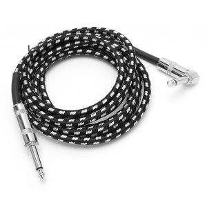 Cable audio JORINDO 6,35 mm male pour guitare electrique, cable d'amplificateur 6,35 mm, cable d'instrument 6 m - Neuf