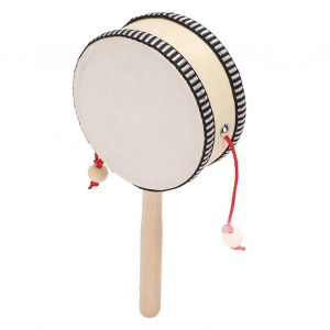 4 Pouces Hochet &Agrave; La Main Noir Bord&eacute; Hochet Jouet &Eacute;ducatif Parfait Cadeau Exquis Pour Les Enfants - Neuf