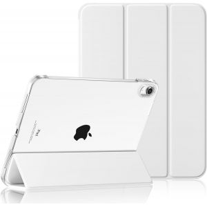 Kal-Coque Pour Ipad 10 11 Eme Génération A16 (2022/20225 10.9/11 Pouces) Housse, Mince Protect Étui Arrière Translucide Pour Ipad 11ème/10ème Gén, Réveil/Sommeil Auto, Blanc - Neuf