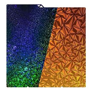 MEVRONISSHOP-Plaque de Construction de L'imprimante 3D, 264 X 276 Mm PEO + Feuille de Construction &eacute;toil&eacute;e PEY Lit chauff&eacute;, Plate-forme Flexible en Acier Printanier pour S1 Combo Ace - Neuf