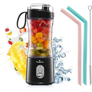 Mini M&eacute;langeur Portable Rechargeable Par Usb Pour Smoothie, Jus De Fruits, Boissons Prot&eacute;in&eacute;es, Milkshakes De 362,9 G - Neuf