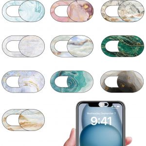 10Pièces Cache Camera Ordinateur,Cache Webcam Slide,Cache Camera Frontale Ultrafin,Slider Camera Cover,Cache Camera Telephone pour Laptop,PC,Smartphones,Tablettes,Protégez Votre Vie Privée - Neuf