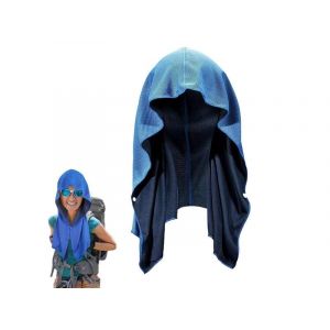 Serviette Rafra&icirc;chissante &Agrave; Capuche Pour Le Sport, L'entra&icirc;nement, Le Camping Et Le Cyclisme - Bleu - Neuf
